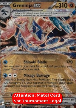 greninja EX - 106/167 PROMO METAL