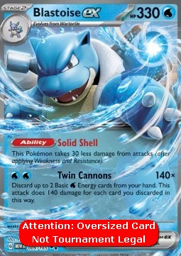tortank EX - 009/165 PROMO